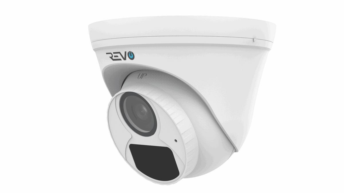 REVO Hybrid 8CH DVR, 1TB and 1080p 4 in 1 6x Analog HD IR Dome Camera System, 22" Monitor
