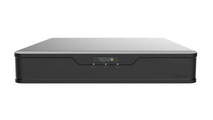 REVO ULTRA 4K Hybrid 8-Channel Surveillance System with 6 Cameras, 2TB Storage, 22" LED Monitor and Remote Access