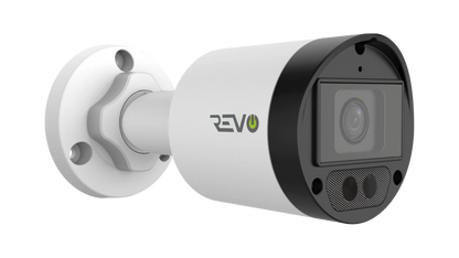 REVO ULTRA 4K Hybrid 8-Channel Surveillance System with 6 Cameras, 2TB Storage, 22" LED Monitor and Remote Access