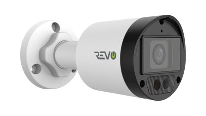 REVO ULTRA 4K Hybrid 8-Channel Surveillance System with 6 Cameras, 2TB Storage, 22’’ LED Monitor and Remote Access