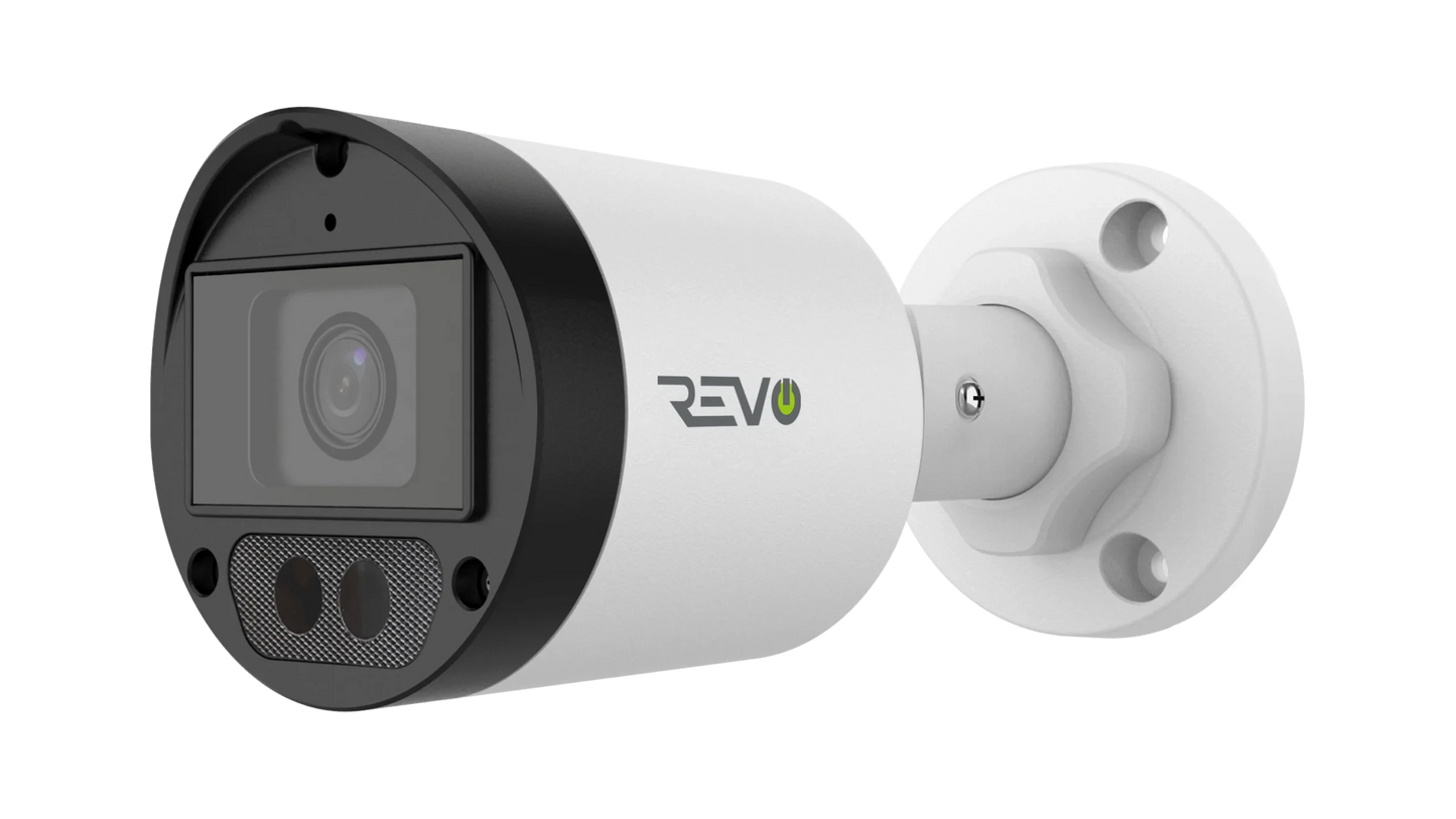 REVO ULTRA 4K Hybrid 8-Channel Surveillance System with 6 Cameras, 2TB Storage, and Remote Access