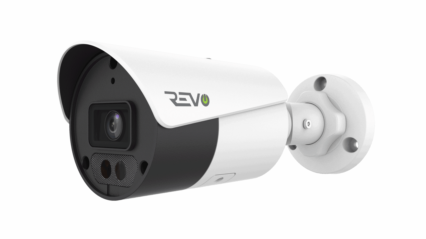 REVO ULTRA 4K (8 Megapixel) Fixed Lens Indoor/Outdoor Bullet Camera w/ 100' CAT5e Cable