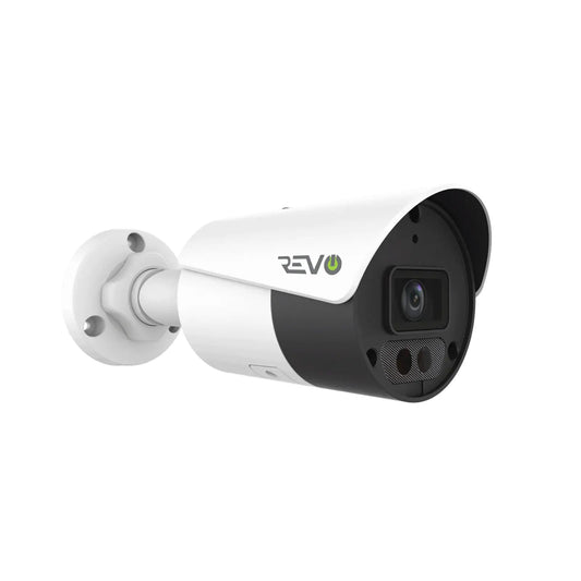 REVO ULTRA 4K (8 Megapixel) Fixed Lens Indoor/Outdoor Bullet Camera w/ 100' CAT5e Cable (Pack of 4)