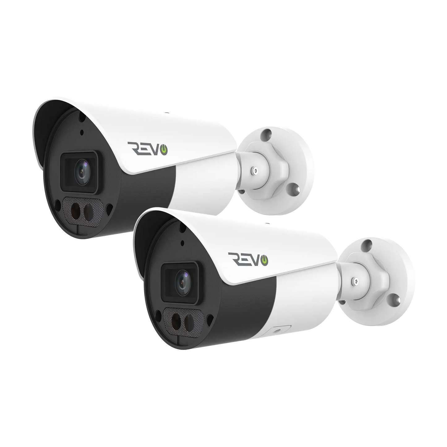 REVO ULTRA 4K (8 Megapixel) Fixed Lens Indoor/Outdoor Bullet Camera w/ 100' CAT5e Cable (Pack of 2)