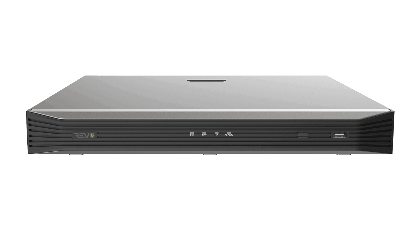 REVO ULTRA 16CH 4K PoE H.265 NVR, 4TB & 8x 5 Megapixel LumeX Cameras with built-in Mic and color night vision – Remote Access Via PC, Mac & Phone