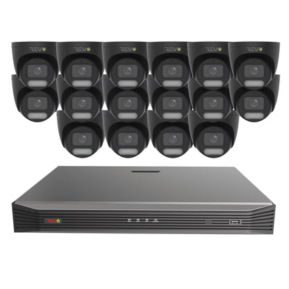 16CH 8K PoE NVR with 16×5MP Lumex Cameras