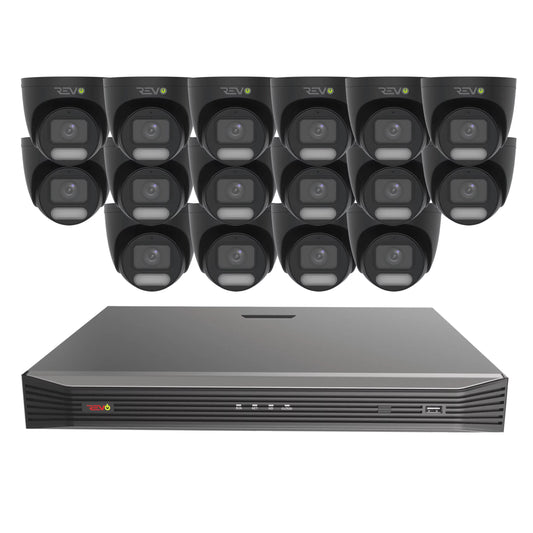 16CH 8K PoE NVR with 16×5MP Lumex Cameras