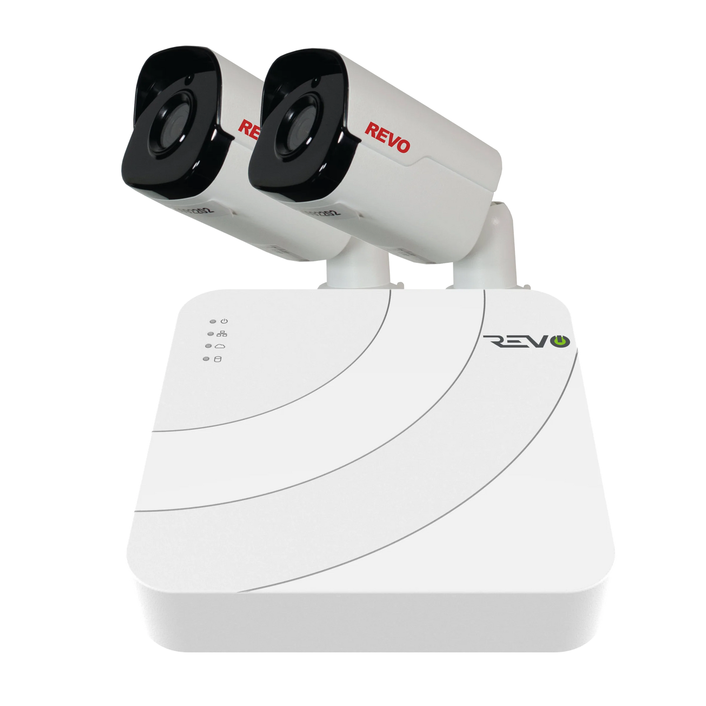 Ultra HD 4 Ch. 1TB NVR Surveillance System with 2 Weather Proof Bullet Cameras