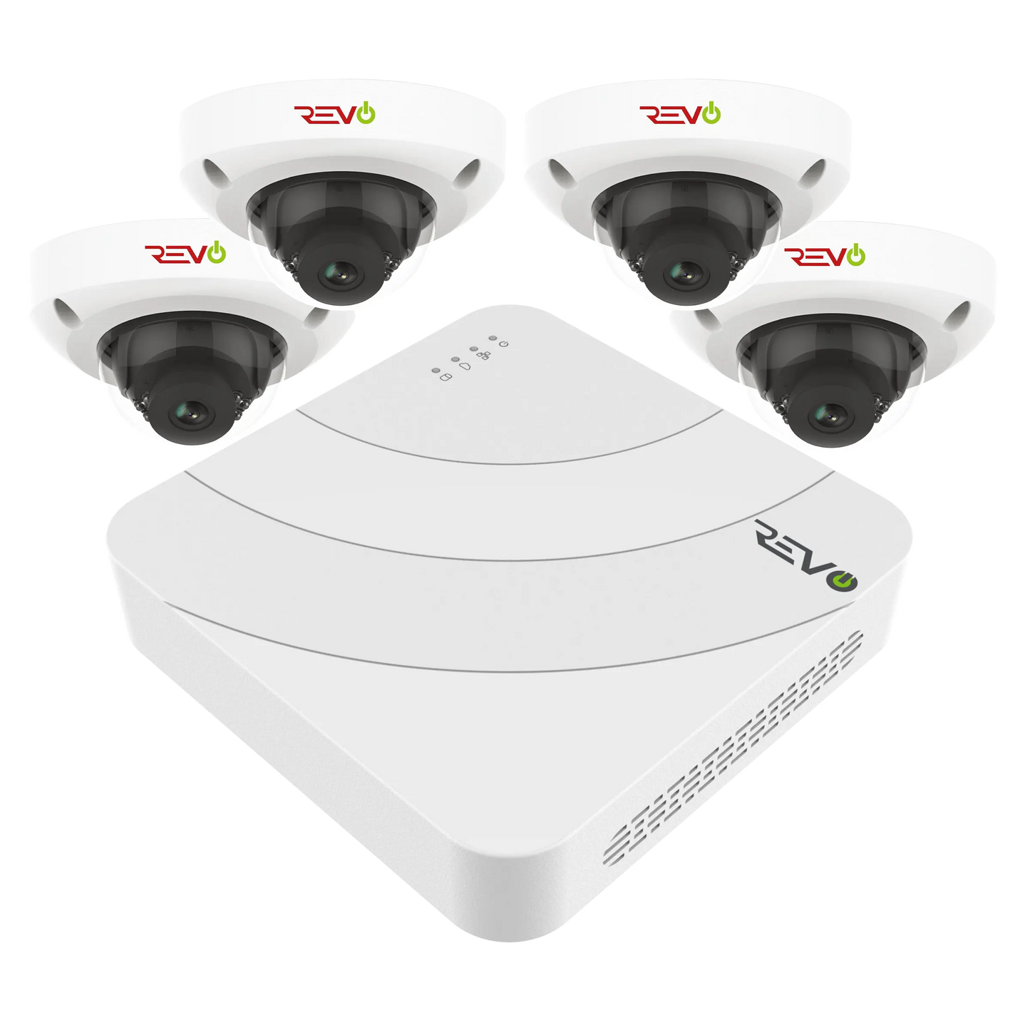 Ultra HD Audio Capable 4 Ch. 1TB NVR Home Surveillance System with 4 Security Cameras