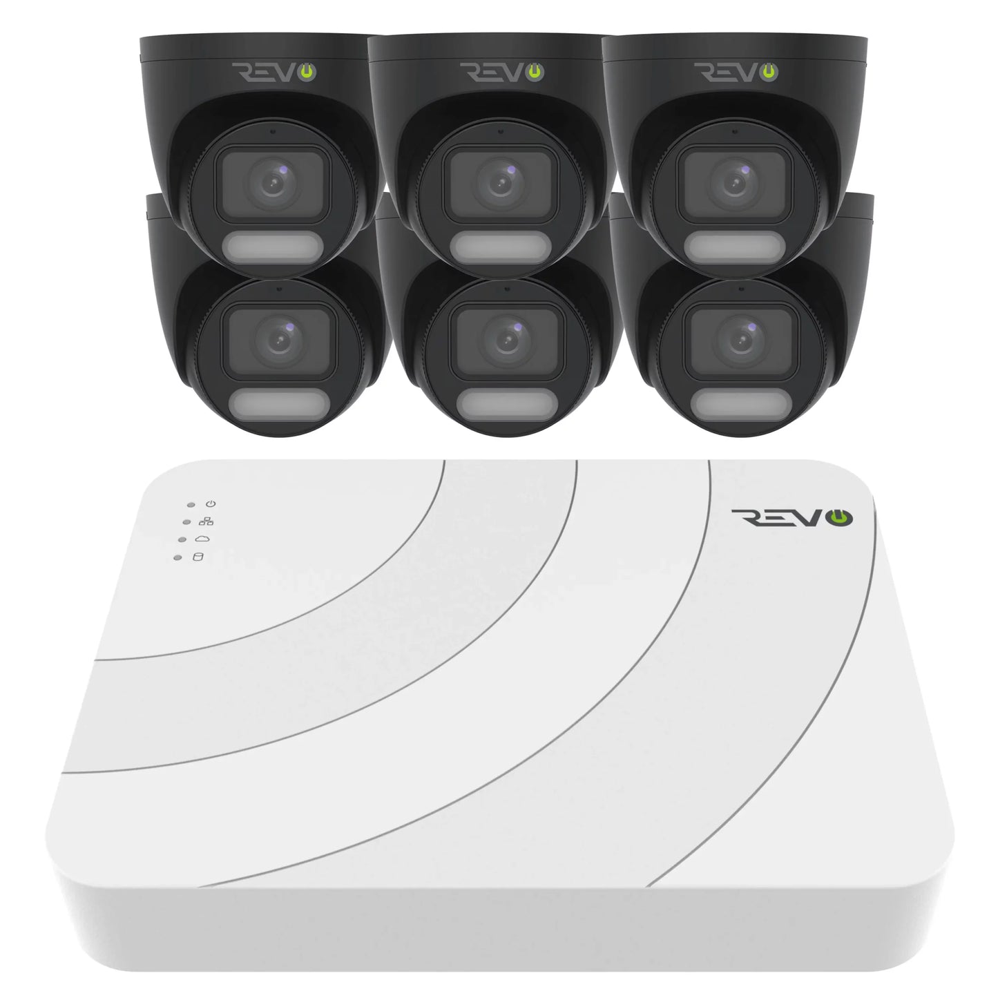 8CH 8K PoE NVR with 6×5MP Lumex Cameras