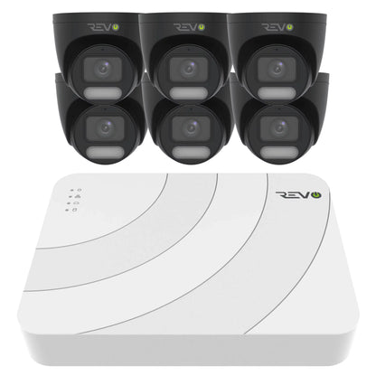 8CH 8K PoE NVR with 6×5MP Lumex Cameras