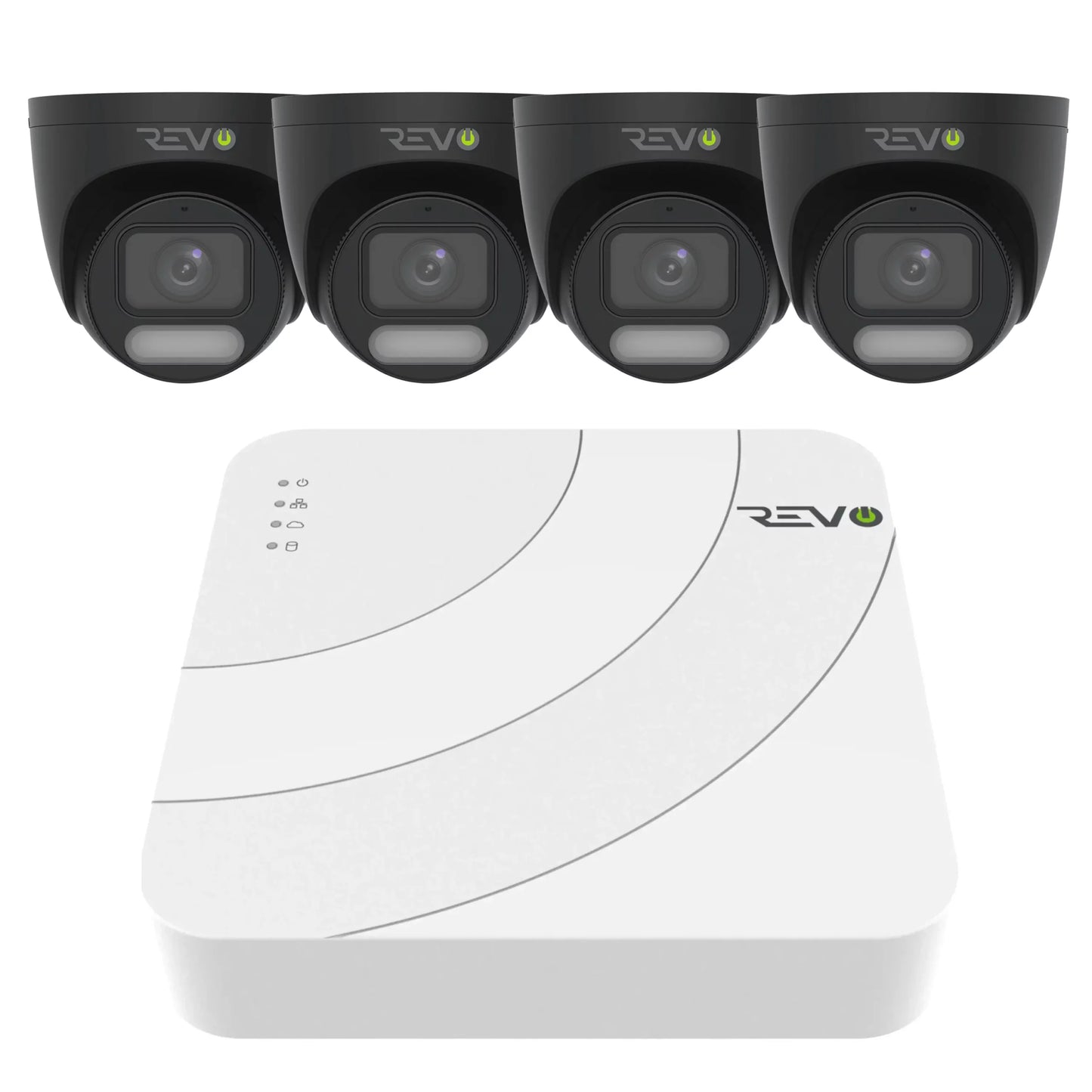 4CH 8K PoE NVR with 9×5MP Lumex Cameras