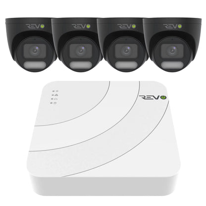 4CH 8K PoE NVR with 9×5MP Lumex Cameras