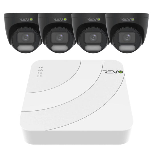 4CH 8K PoE NVR with 9×5MP Lumex Cameras