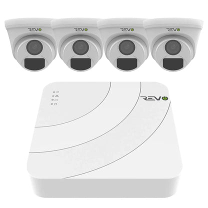 4CH 8K PoE NVR with 4×5MP Lumex Cameras