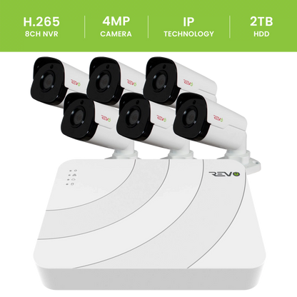 Ultra™ HD Security System with 8 Channel NVR