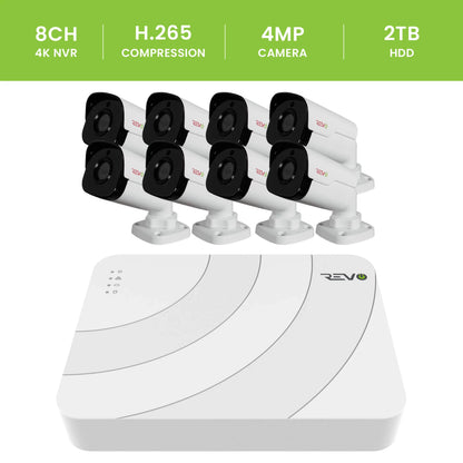 Ultra HD Camera security system with 8 Channel NVR Surveillance