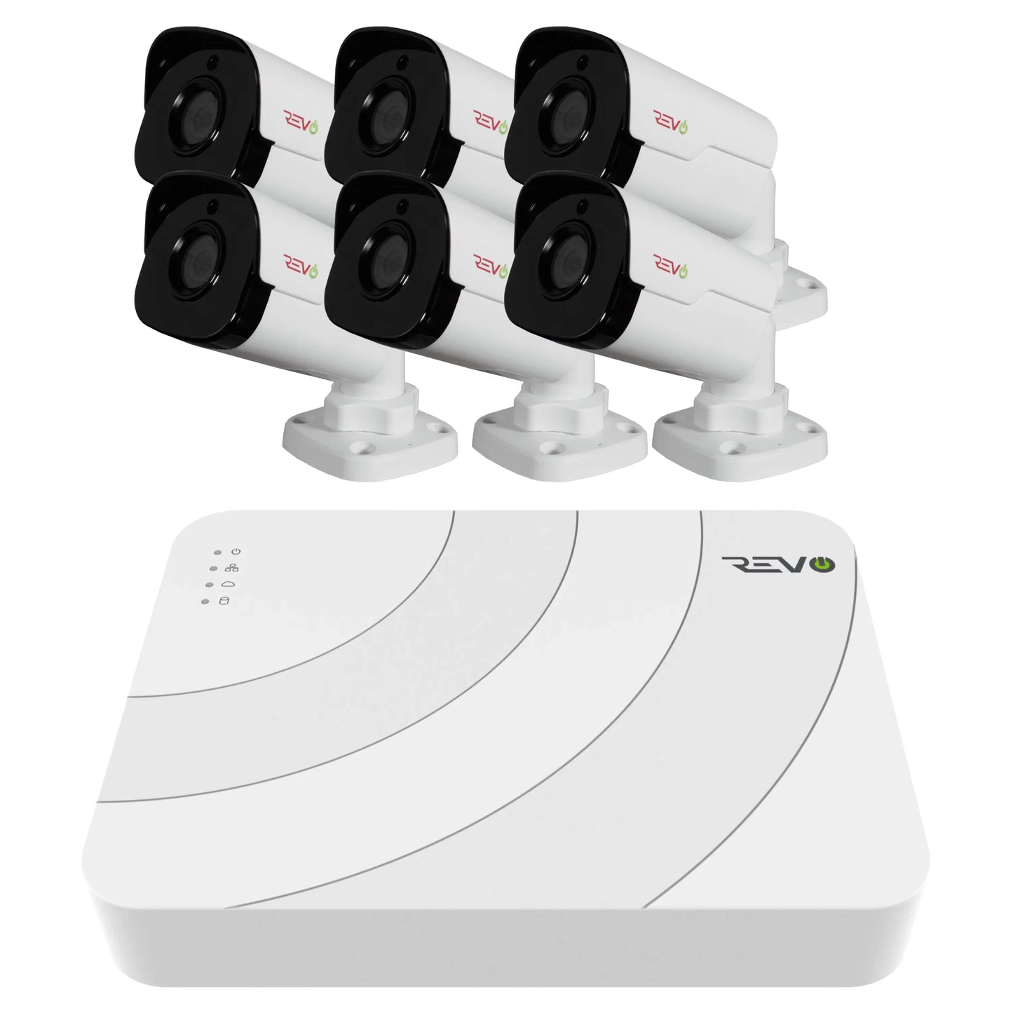 Ultra HD Audio Capable 8 Ch. 2TB NVR Surveillance System with 6 4 Megapixel Cameras