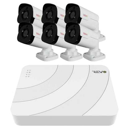Ultra HD Audio Capable 8 Ch. 2TB NVR Surveillance System with 6 4 Megapixel Cameras