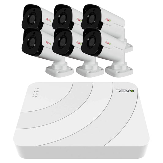 Ultra HD Audio Capable 8 Ch. 2TB NVR Surveillance System with 6 4 Megapixel Cameras