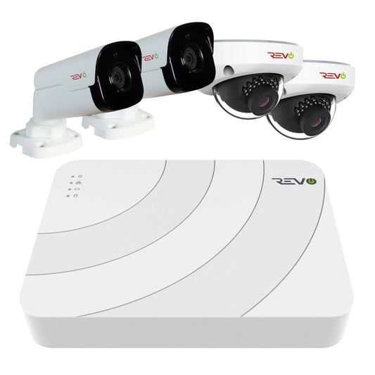 Ultra HD Audio Capable 8 Ch. 2TB NVR Surveillance System with (4) 4 Megapixel Cameras