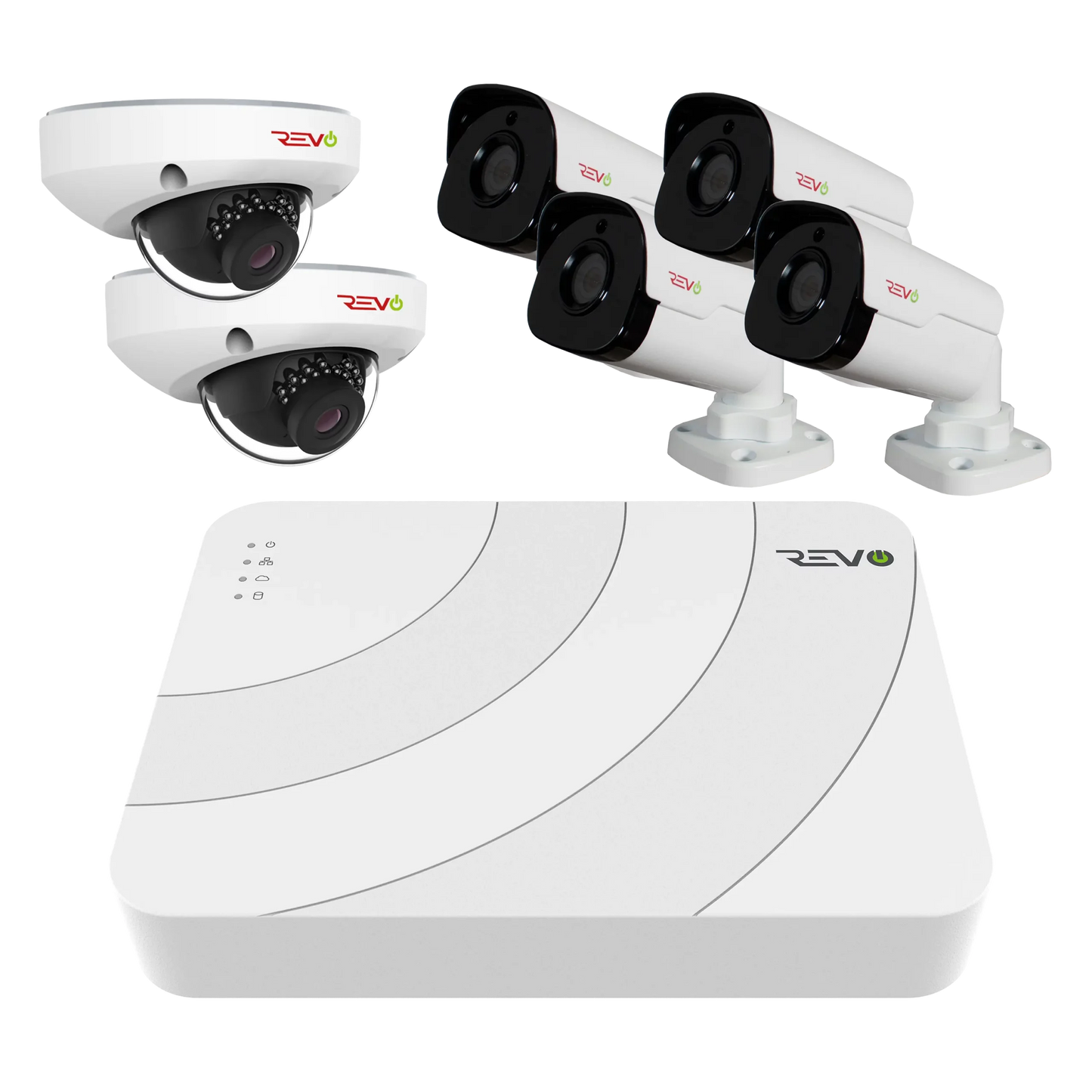 Ultra HD Audio Capable 8 Ch. 2TB NVR Surveillance System with 6 4 Megapixel Cameras