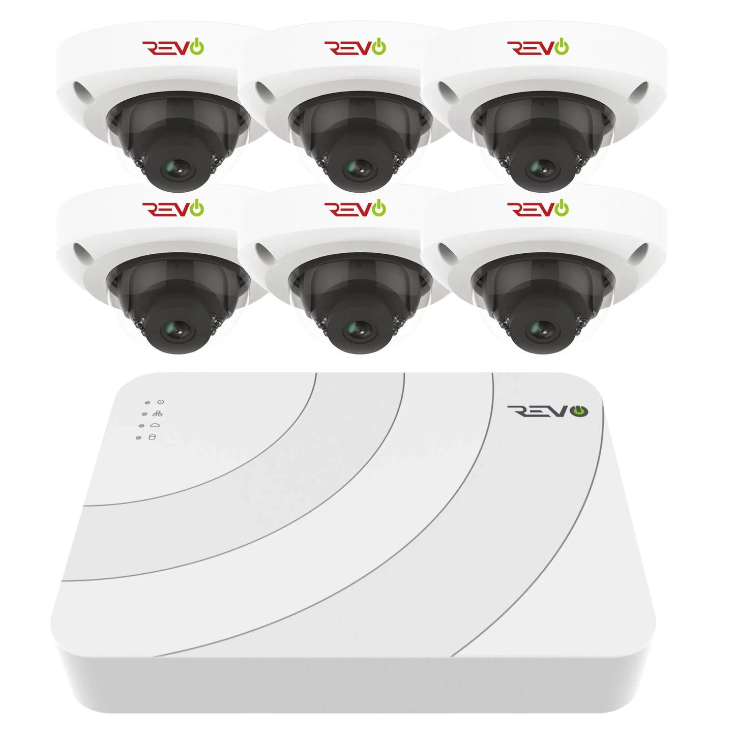 Ultra HD Audio Capable 8 Ch. 2TB NVR Home Security System with 6 Security Cameras