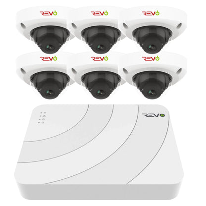 Ultra HD Audio Capable 8 Ch. 2TB NVR Home Security System with 6 Security Cameras