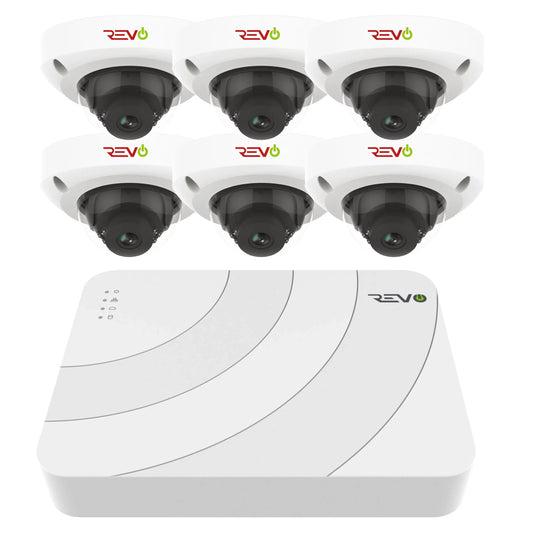 Ultra HD Audio Capable 8 Ch. 2TB NVR Home Security System with 6 Security Cameras