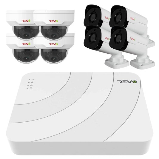 Ultra HD 8 Ch. 2TB NVR Home Camera System with 8 4MP Indoor/Outdoor Security Cameras