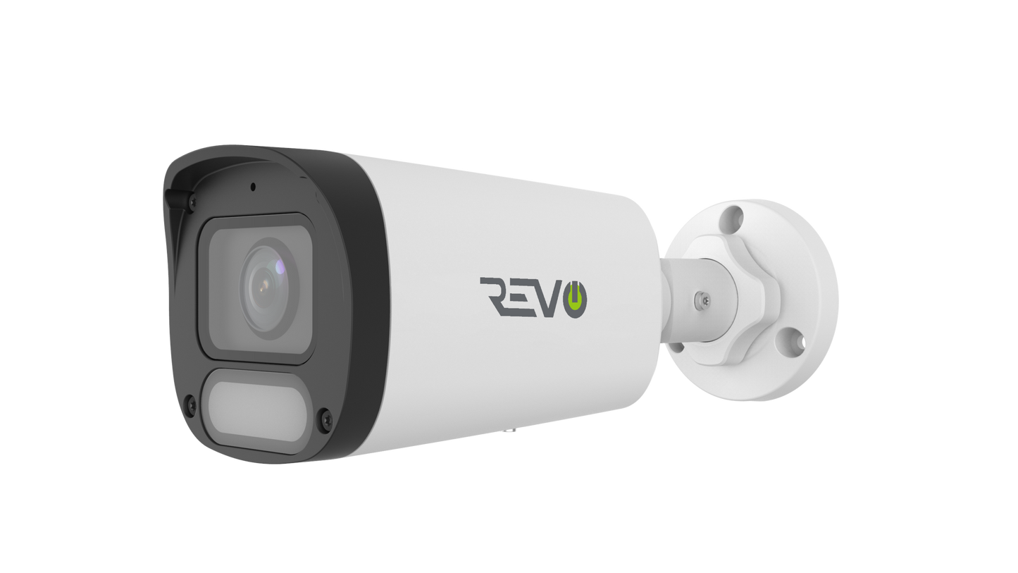 REVO ULTRA 16CH 4K PoE H.265 NVR, 4TB & 8x 5 Megapixel LumeX Cameras with built-in Mic and color night vision – Remote Access Via PC, Mac & Phone