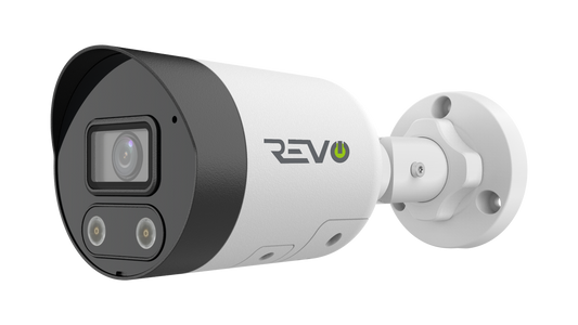REVO ULTRA LumeX 2.0 4K AI Bullet Security Camera with Color Night Vision & Active Deterrence