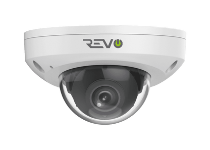 Ultra HD Audio Capable 4 Megapixel Vandal-Resistant IP Surveillance Mini Dome Camera (Pack of 2)