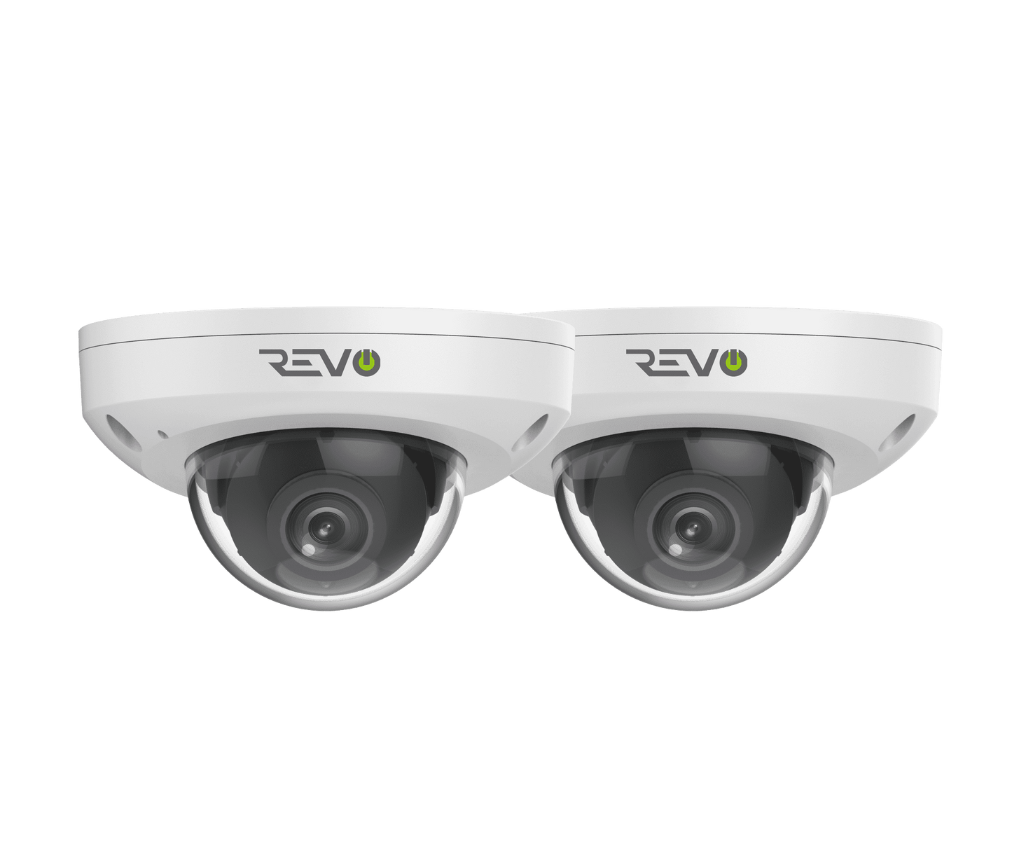 Ultra HD Audio Capable 4 Megapixel Vandal-Resistant IP Surveillance Mini Dome Camera (Pack of 2)