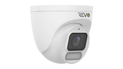 REVO ULTRA 16CH 4K PoE H.265 NVR, 4TB & 8x 5 Megapixel LumeX Cameras with built-in Mic and color night vision – Remote Access Via PC, Mac & Phone
