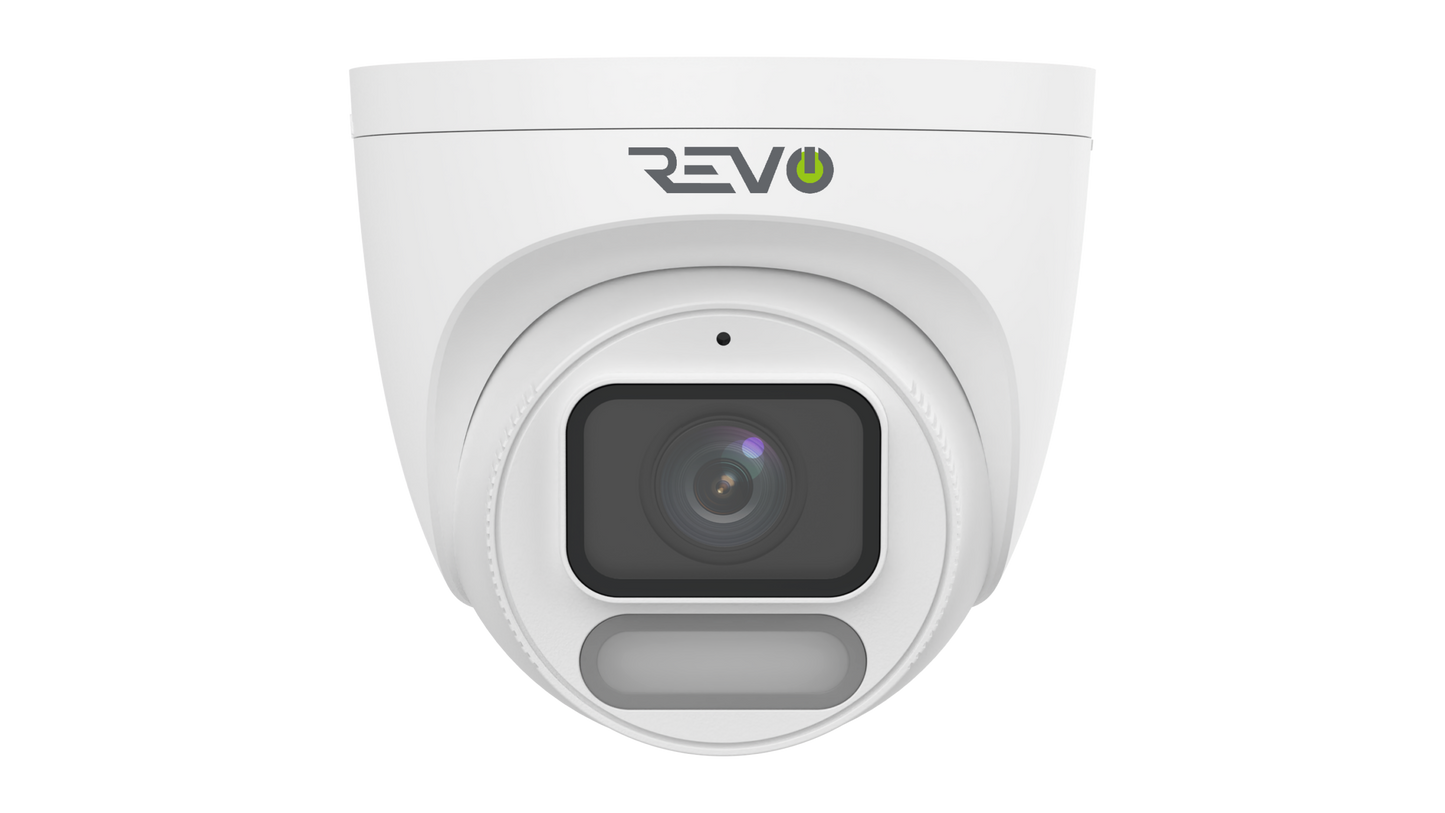 REVO ULTRA 16CH 4K PoE H.265 NVR, 4TB & 8x 5 Megapixel LumeX Cameras with built-in Mic and color night vision – Remote Access Via PC, Mac & Phone