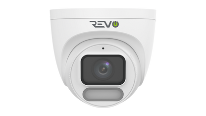 REVO ULTRA 16CH 4K PoE H.265 NVR, 4TB & 8x 5 Megapixel LumeX Cameras with built-in Mic and color night vision – Remote Access Via PC, Mac & Phone