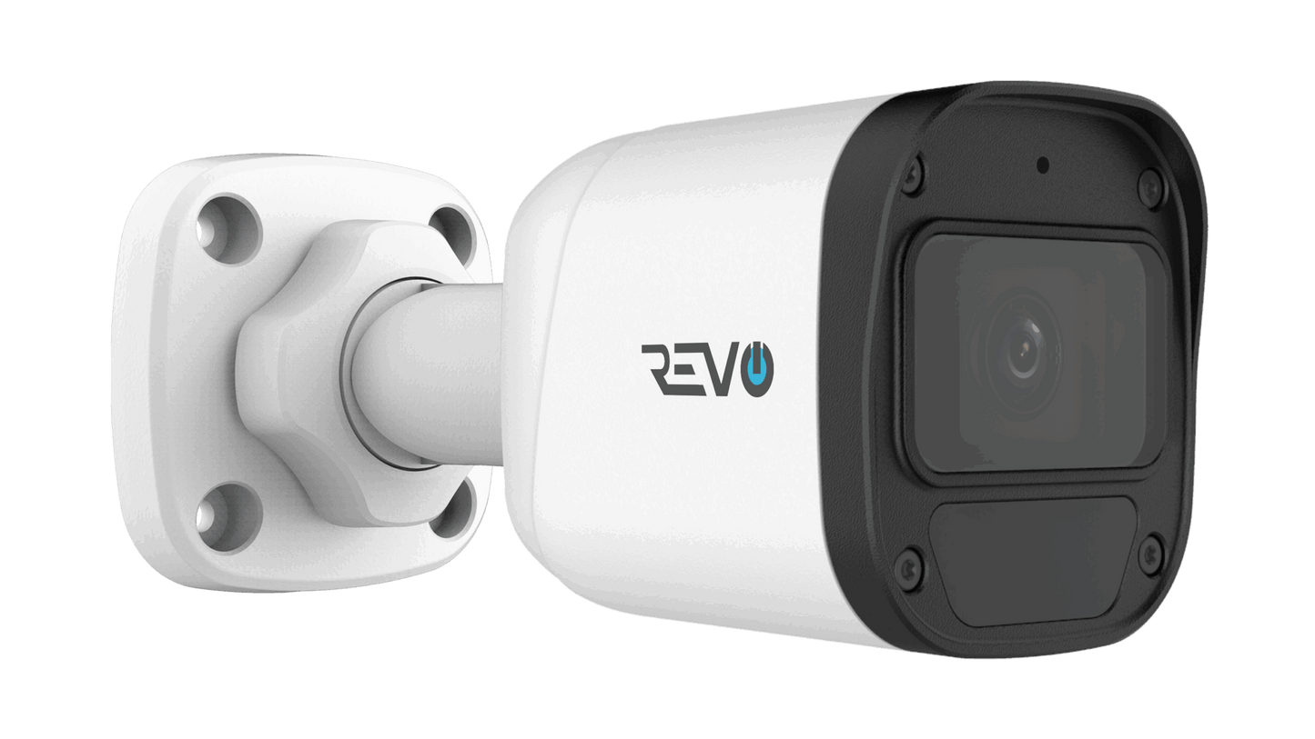REVO ULTRA BLUE SERIES 8CH 4K PoE H.265 NVR, 2TB & 6x 5 Megapixel Indoor/Outdoor IR Cameras with – Remote access via PC, MAC & Phone
