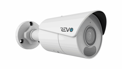 REVO ULTRA BLUE SERIES 8CH 4K PoE H.265 NVR, 2TB & 6x 4K (8 Megapixel) Indoor/Outdoor IR Cameras with built-in Mic – Remote access via PC, MAC & Phone  
