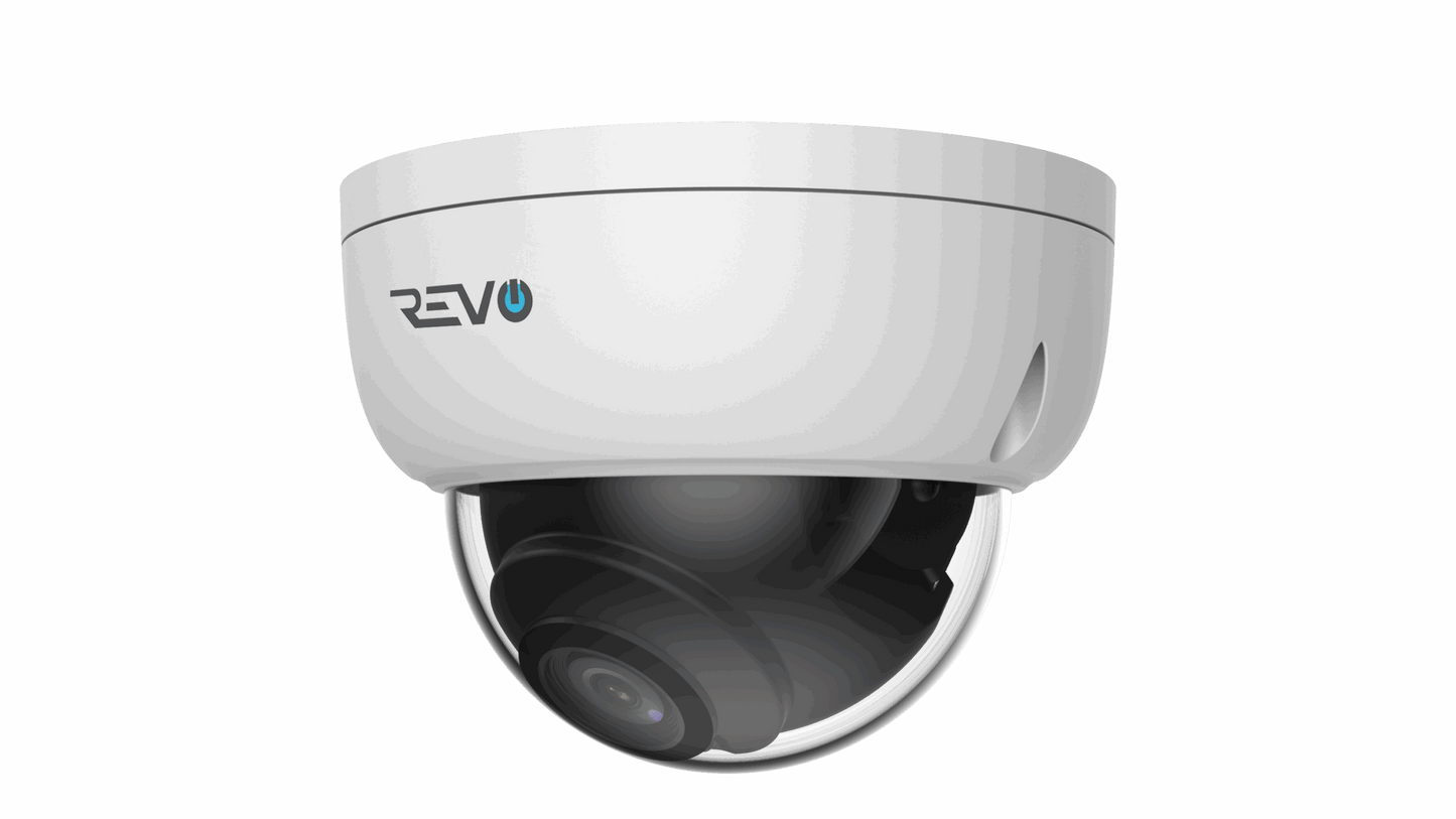 REVO ULTRA BLUE SERIES 8CH 4K PoE H.265 NVR, 2TB & 6x 5 Megapixel Indoor/Outdoor IR Cameras with – Remote access via PC, MAC & Phone