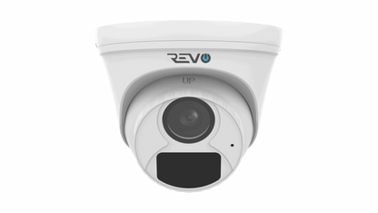 REVO ULTRA BLUE SERIES 4CH 4K PoE H.265 NVR, 1TB & 4x 5 Megapixel Indoor/Outdoor IR Cameras with – Remote access via PC, MAC & Phone