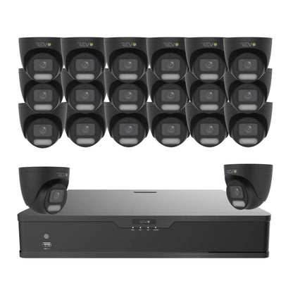 32CH 4K PoE NVR with 20×5MP Lumex Cameras