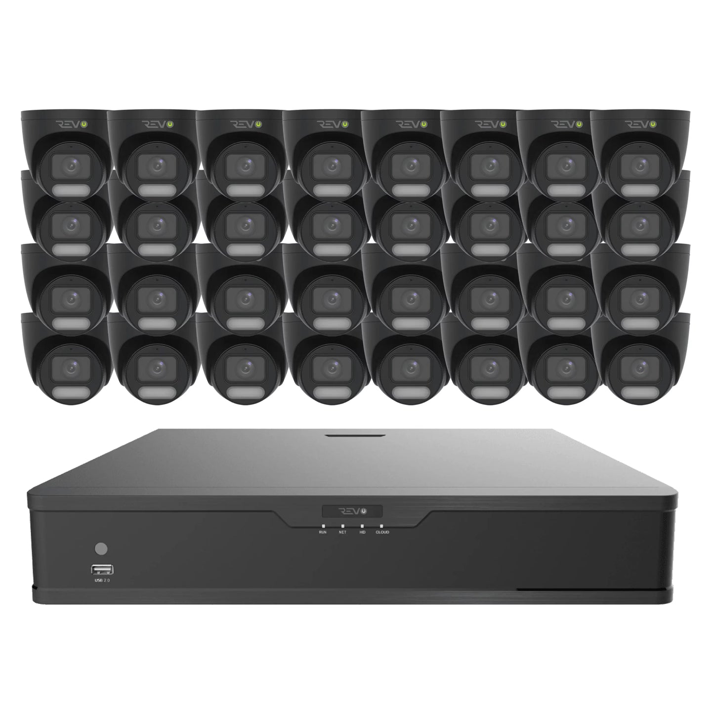 32CH 4K PoE NVR with 32×5MP Lumex Cameras