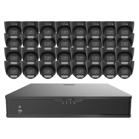 32CH 4K PoE NVR with 32×5MP Lumex Cameras