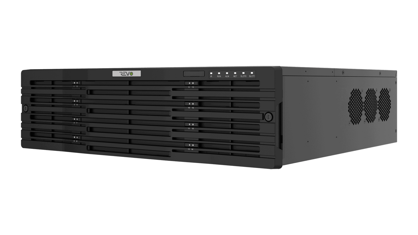 REVO ULTRA PLUS 64CH 16 SATA 4K Commercial Grade NVR with 8TB