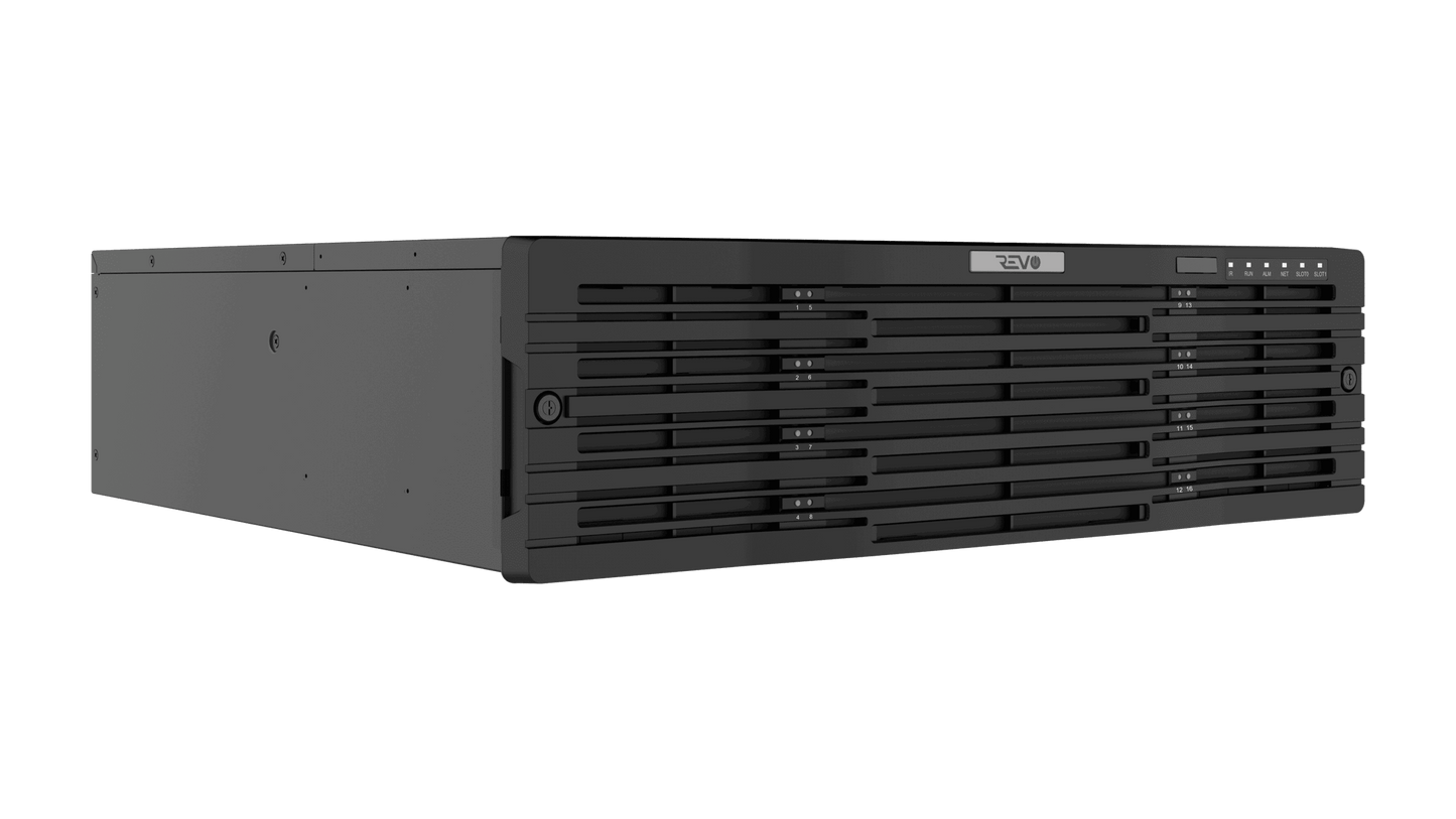REVO ULTRA PLUS 64CH 16 SATA 4K Commercial Grade NVR with 8TB