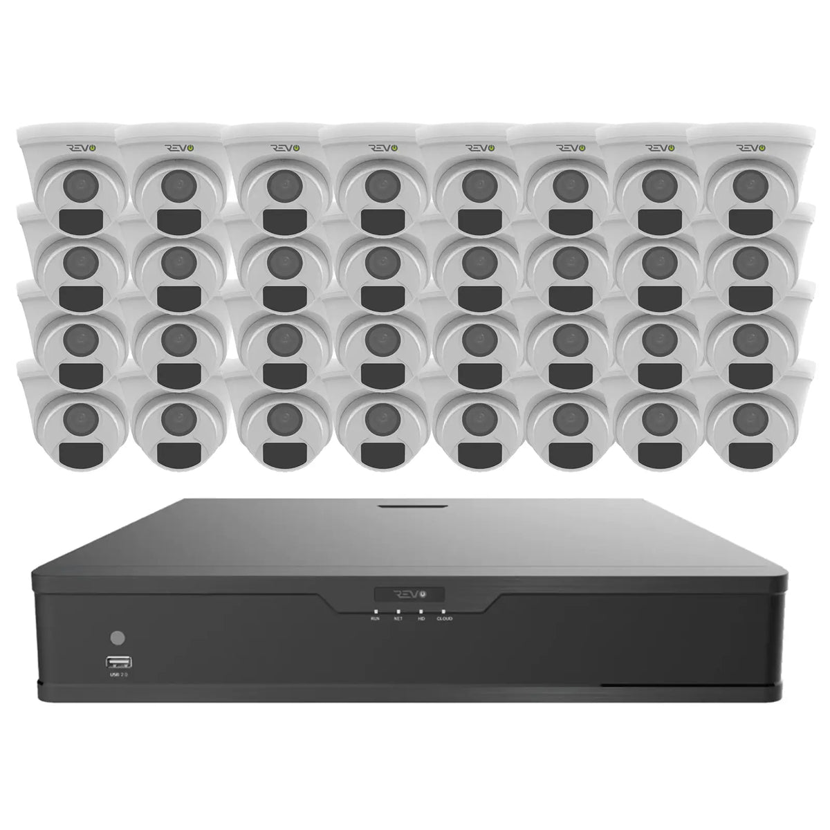 32CH 4K PoE NVR with 32×5MP Lumex Cameras