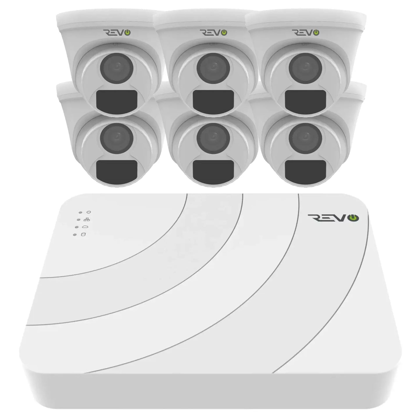 8CH 8K PoE NVR with 6×5MP Lumex Cameras