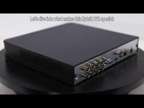 REVO Hybrid 8CH DVR, 2TB and 6x 1080p Indoor/Outdoor IR Bullet Cameras
