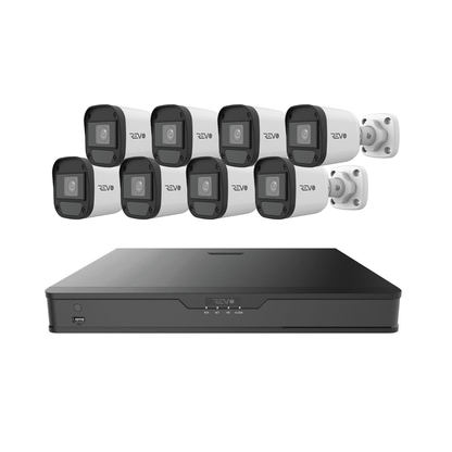 REVO ULTRA HYBRID 16CH 5 Megapixel DVR, 2TB HDD & 8x 1080p Bullet Cameras